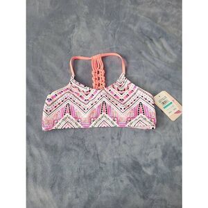 Glitter beach swim top 